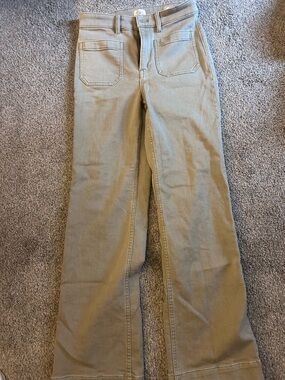 Faherty Olive-Tan Utility Pants